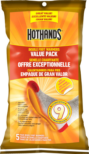 HotHands Adhesive Insole Foot Warmer 5 Pairs 9 Hour