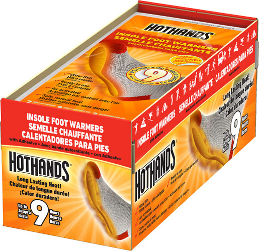 HotHands Adhesive Insole Foot Warmer 16 Pairs 9 Hour