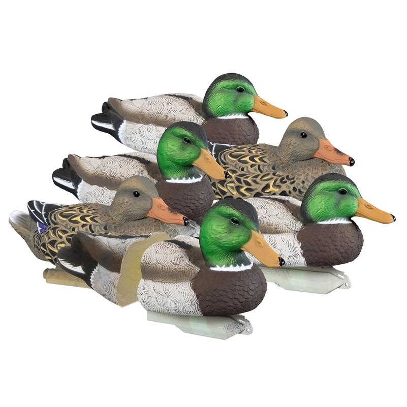 Higdon Outdoors Standard Mallard Foam-Filled Waterfowl Decoy 6pk