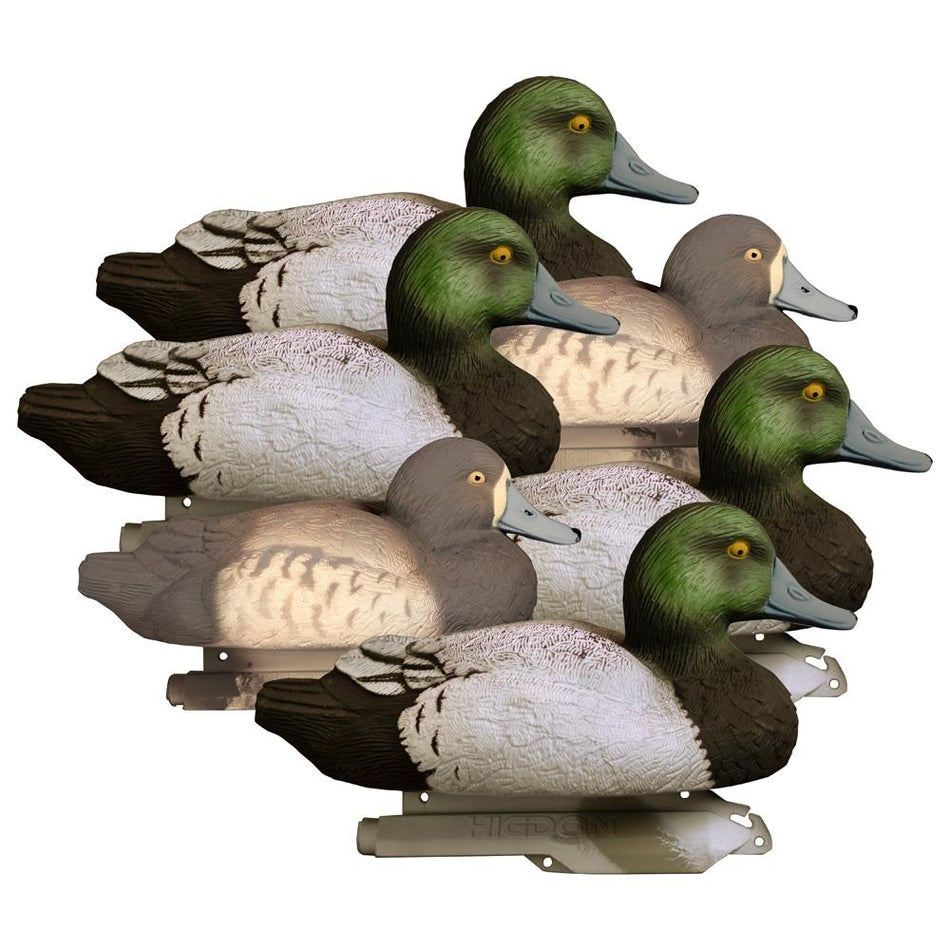 Higdon Standard Bluebill Foam Filled Duck Decoys 6pk