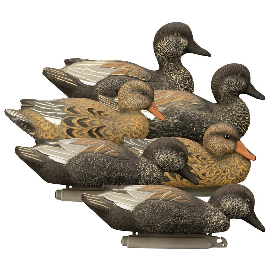 Higdon Standard Gadwall Foam Filled Decoy 6pk – Weighted Keel