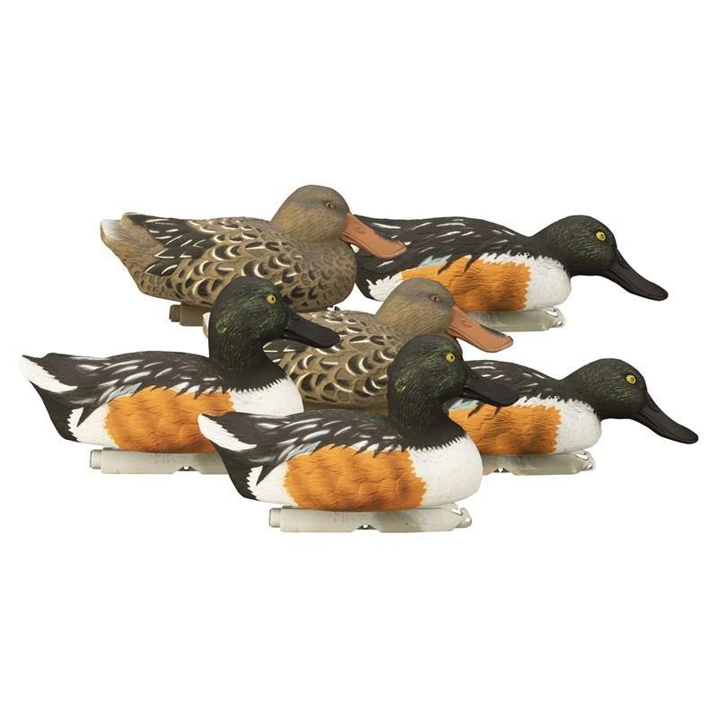 Higdon Outdoors Standard Shoveler Foam Filled Waterfowl Decoys - 6pk