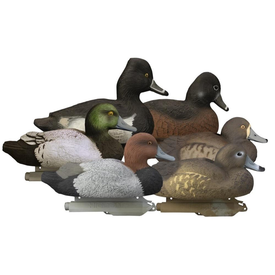 Higdon Standard Diver Pack 6-Count Bluebill Redhead Ringneck Duck Decoys