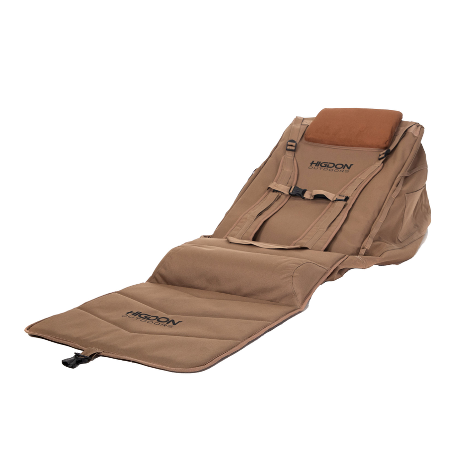 Higdon Hot Shot Dirt Hunting Layout Blind with Integrated Storage Bag