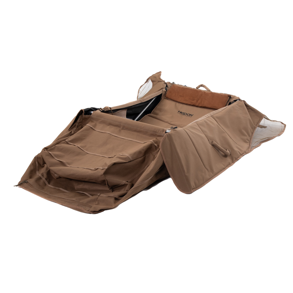 Higdon Blind Quick Draw Layout Hunting Blind - Dirt Color