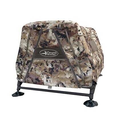 Higdon MOmarsh Field House LP Low-Profile Dog Blind Optifade Marsh