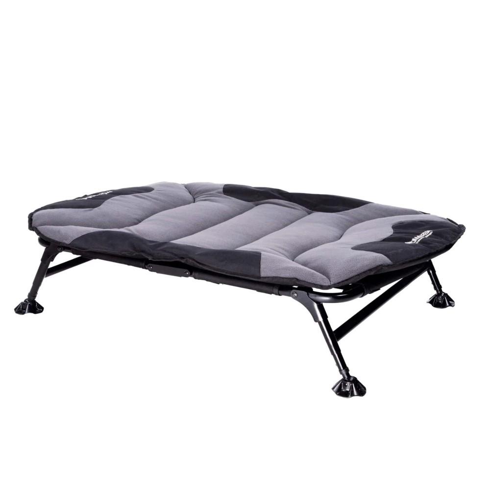 MOmarsh Home Cot Pet Elevated Cot Bed Grey Lightweight