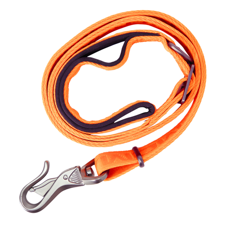 MoMarsh Adjustable Nylon Dog Leash Hunter Orange 47 to 72 Inches