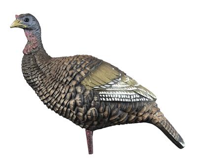 Higdon Hard Body Turkey Decoy - Upright Hen with Stake