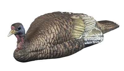 Higdon Outdoors Full Body Laydown Hen Turkey Decoy with Motion Stake