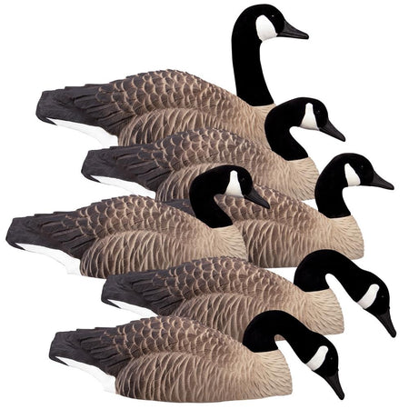 Higdon Magnum Half Shell Canada Goose Field Shell Decoys 6pk Flocked Head