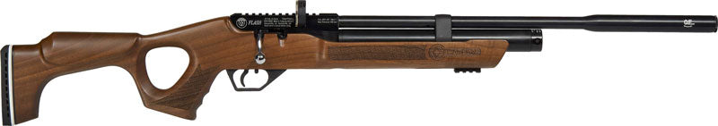 Hatsan Flash QE 25 Cal PCP Air Rifle 900fps Walnut Stock 2 Mags