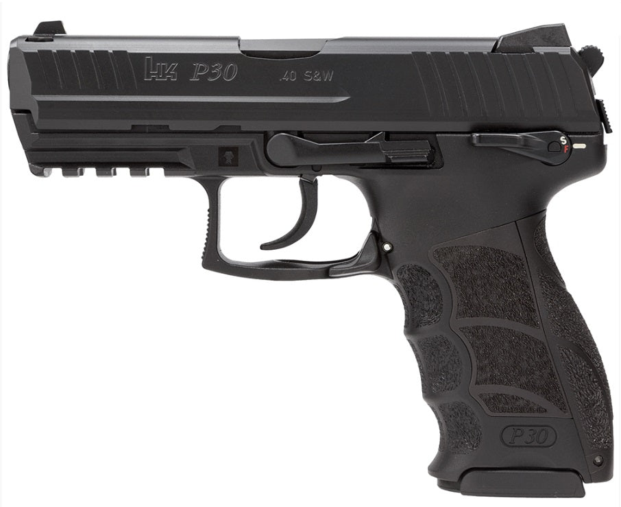 HK P30S V3 .40 S&W DA/SA Pistol, 10+1 Capacity with Manual Safety