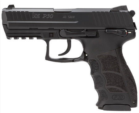 HK P30S V3 .40 S&W DA/SA Pistol, 10+1 Capacity with Manual Safety