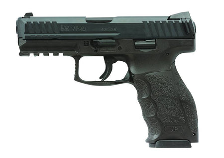 HK VP40 .40 S&W Pistol - 10+1 Capacity, 4.09" Steel Barrel, Black Cerakote Slide, Interchangeable Backstrap Grip