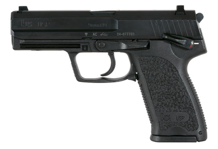 HK USP V1 SA/DA 9mm Luger Pistol, 4.25" Barrel, 15+1 Capacity, Black Finish, Two Magazines