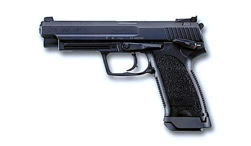 HK USP9 Expert V1 9mm Pistol with Manual Safety, High Capacity Magazine
