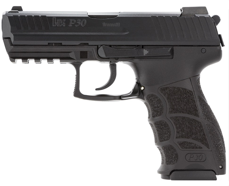 Heckler & Koch 81001087 P30 V3 9mm Luger, 2x15rd Magazines