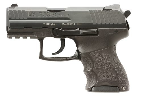 HK 81001108 P30SK V3 Sub-Compact 9mm Luger, 10+1 Capacity, Picatinny Rail, Ambidextrous