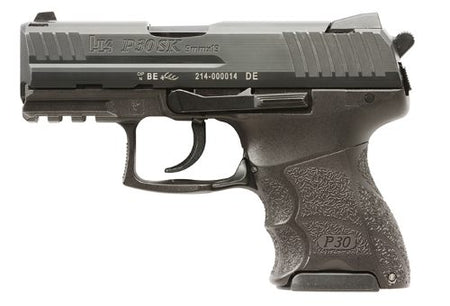 HK 81001108 P30SK V3 Sub-Compact 9mm Luger, 10+1 Capacity, Picatinny Rail, Ambidextrous