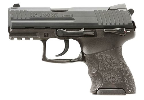 HK P30SK V3 Sub-Compact 9mm Luger Pistol - Black Cerakote Slide, 3.27" Barrel, 15+1 Capacity