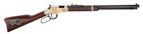 Henry H004FM Golden Boy Firefighter Tribute .22 S/L/LR, 16 LR/21 Short Capacity, 20" Nickel Walnut
