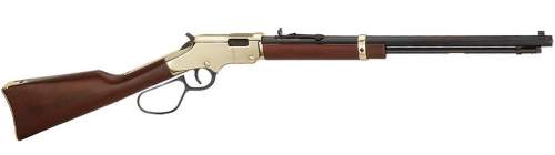 Henry H004ML Golden Boy Large Loop .22 WMR 12+1 20.5" Blued Barrel Rifle, Walnut Stock, Right Hand