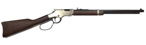 Henry H004SL Golden Boy Silver Large Loop .22 S/L/LR 16 LR Capacity 20" Nickel-Plated Rifle, Walnut Stock