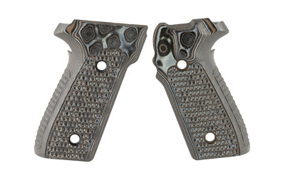 Hogue Piranha G10 Grip Panels for Sig P228 and P229, G-Mascus Black/Gray Finish 28137-BLKGRY