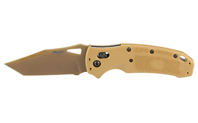 Hogue K320 M17/M18 Folding Knife, CPM-S30V Tanto Point, 3.5 Inch Blade, Coyote Tan Frame, ABLE Lock 36361