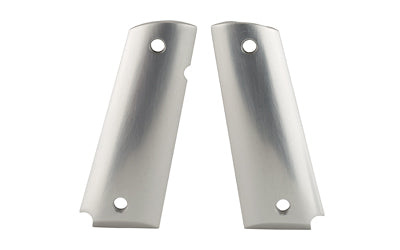 Hogue 1911 Govt Extreme Series Aluminum Grips, Brushed Clear Gloss Anodized Finish 45165