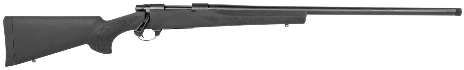 Howa HGR25CRHBB 1500 Hogue 25 Creedmoor 5+1 24" Matte Black Threaded Steel Barrel, Drilled & Tapped Receiver, Black Hogue OverMolded Synthetic Stock, Right Hand