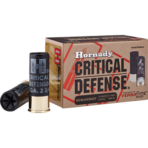 Hornady 12 Gauge 86240 Critical Defense Defense 2.75" 00 Buck Shot