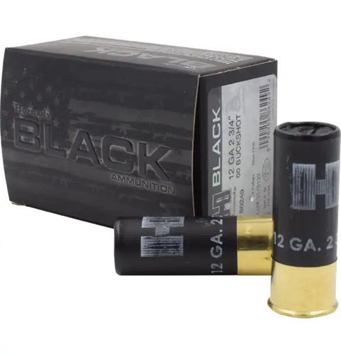 Hornady 12 Gauge 86249 Black Defense 2.75" 00 Buck Shot