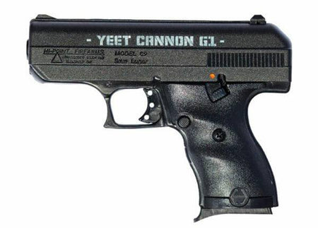 Hi-Point 916G1YC YC9 Gen1 9mm Luger Pistol, 8+1, Black Engraved Slide