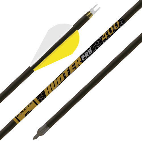 Gold Tip Arrow Hunter Pro 340 Raptor Vanes 2in Half Dozen Pack