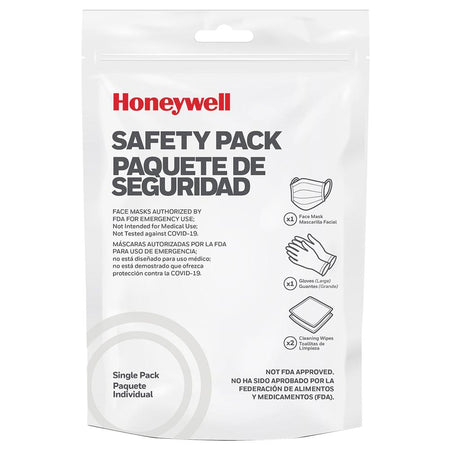 Howard Leight PPE Safety Kit with Face Mask, Gloves and Cleansing Wipes