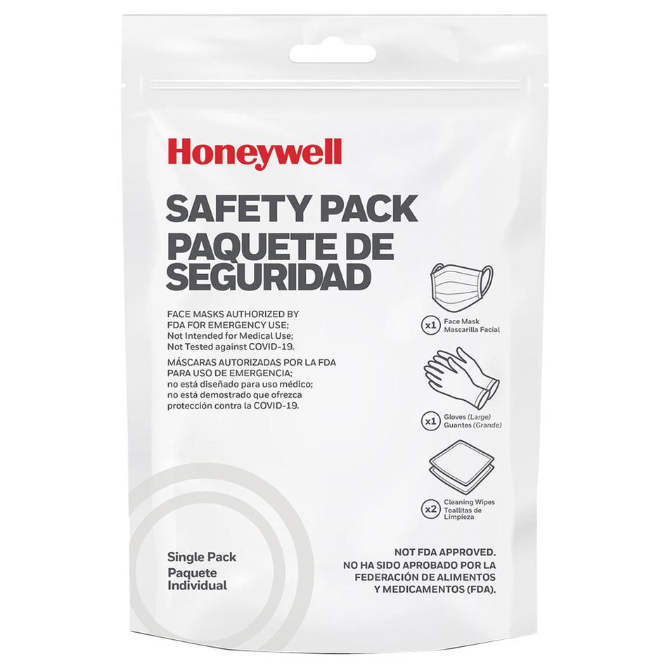 Howard Leight PPE Safety Kit with Face Mask, Gloves and Cleansing Wipes