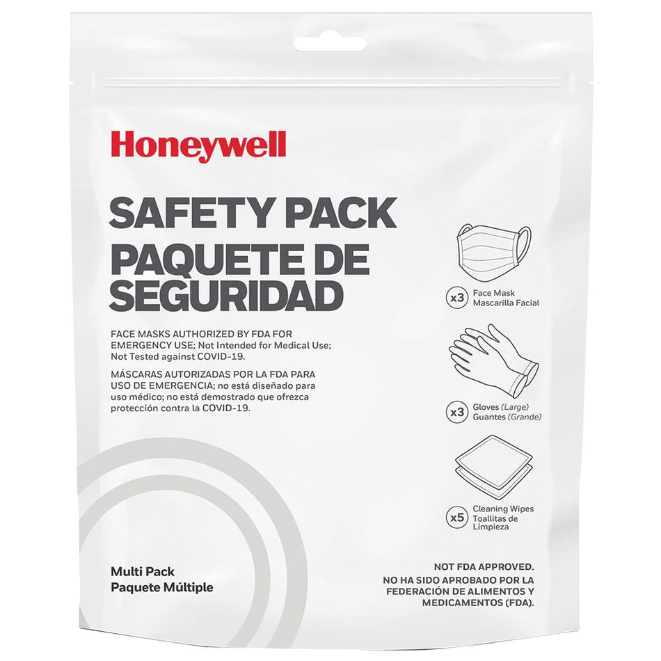 Honeywell Safety PPE Multi Pack Kit Face Masks Gloves and Cleaning Wipes
