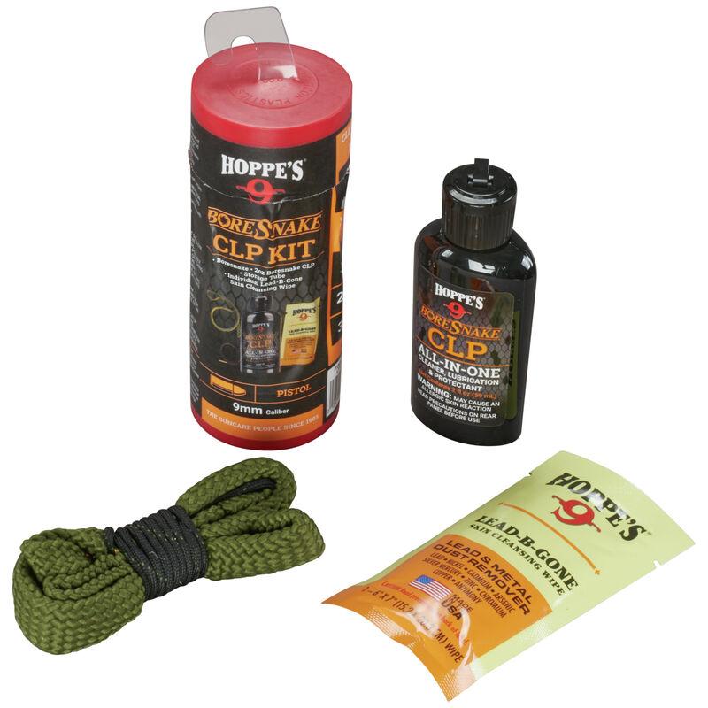 Hoppe's Boresnake CLP Kit 9mm Pistol - CLP Bottle Boresnake and Wipe