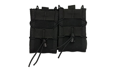 HSGI Double Rifle TACO MOLLE Dual Mag Pouch, Hybrid Kydex and Nylon, Black 11TA02BK