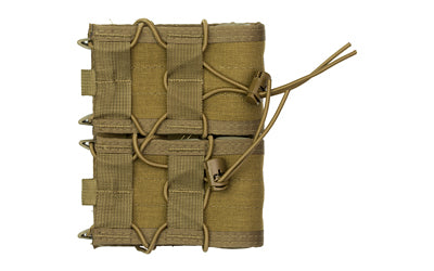 HSGI Double Rifle TACO MOLLE Dual Mag Pouch, Hybrid Kydex and Nylon, Coyote Brown 11TA02CB