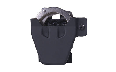 HSGI Uniform Line Handcuff Carrier, S&W Hinged Handcuff, MOLLE/Belt Compatible, Kydex, Black 42DCSHBK