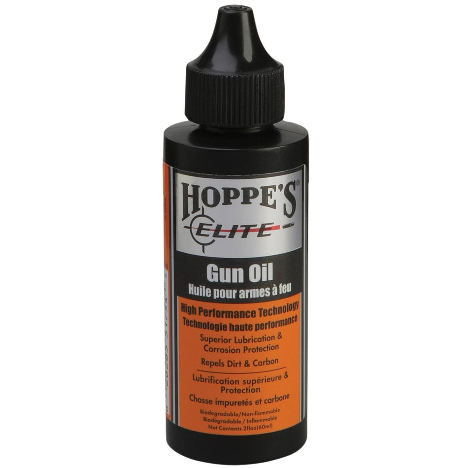 Hoppe's Elite Gun Oil 2 oz Squeeze Bottle with Micro-Fine Coating Technology