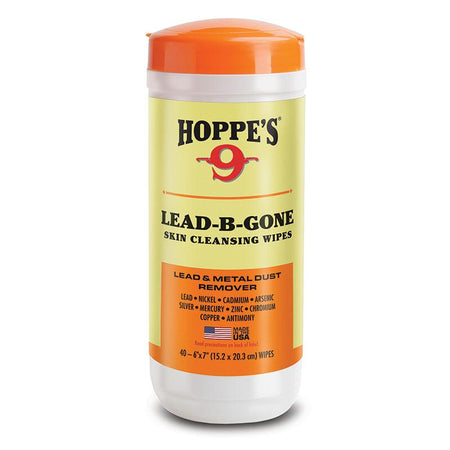 Hoppes Lead-B-Gone 40 ct Skin Cleaning Wipes for Lead and Metal Contaminants
