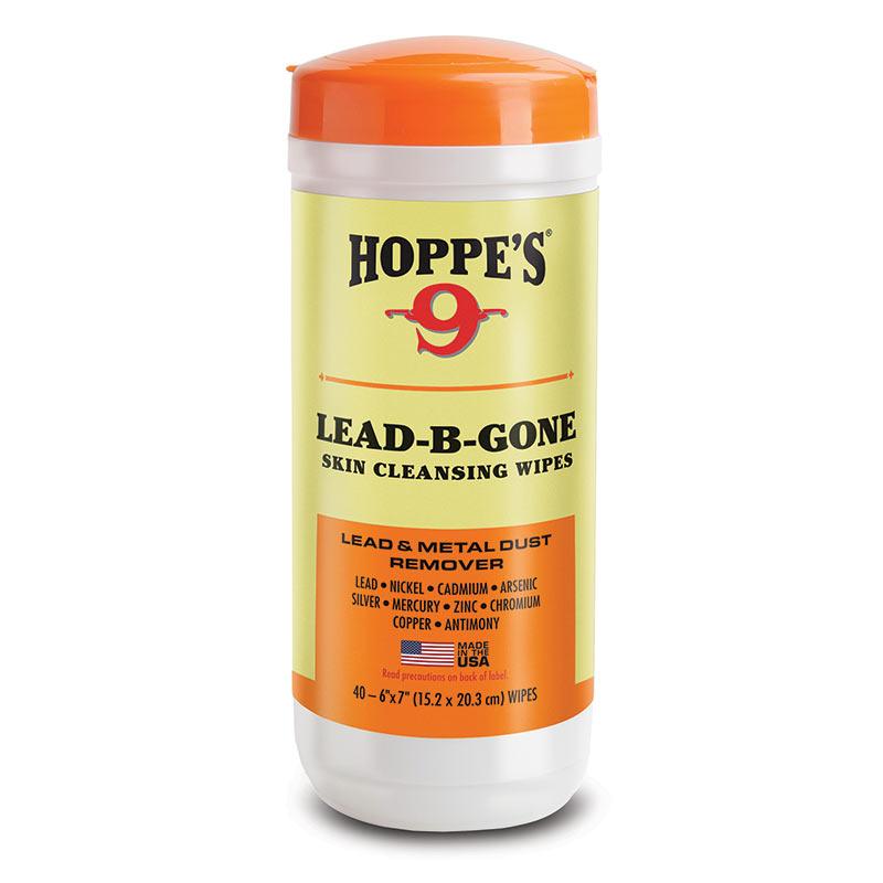 Hoppes Lead-B-Gone 40 ct Skin Cleaning Wipes for Lead and Metal Contaminants