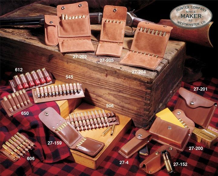 Hunter Top Grain Leather Quick Ammo Pouch 10-Shell Capacity