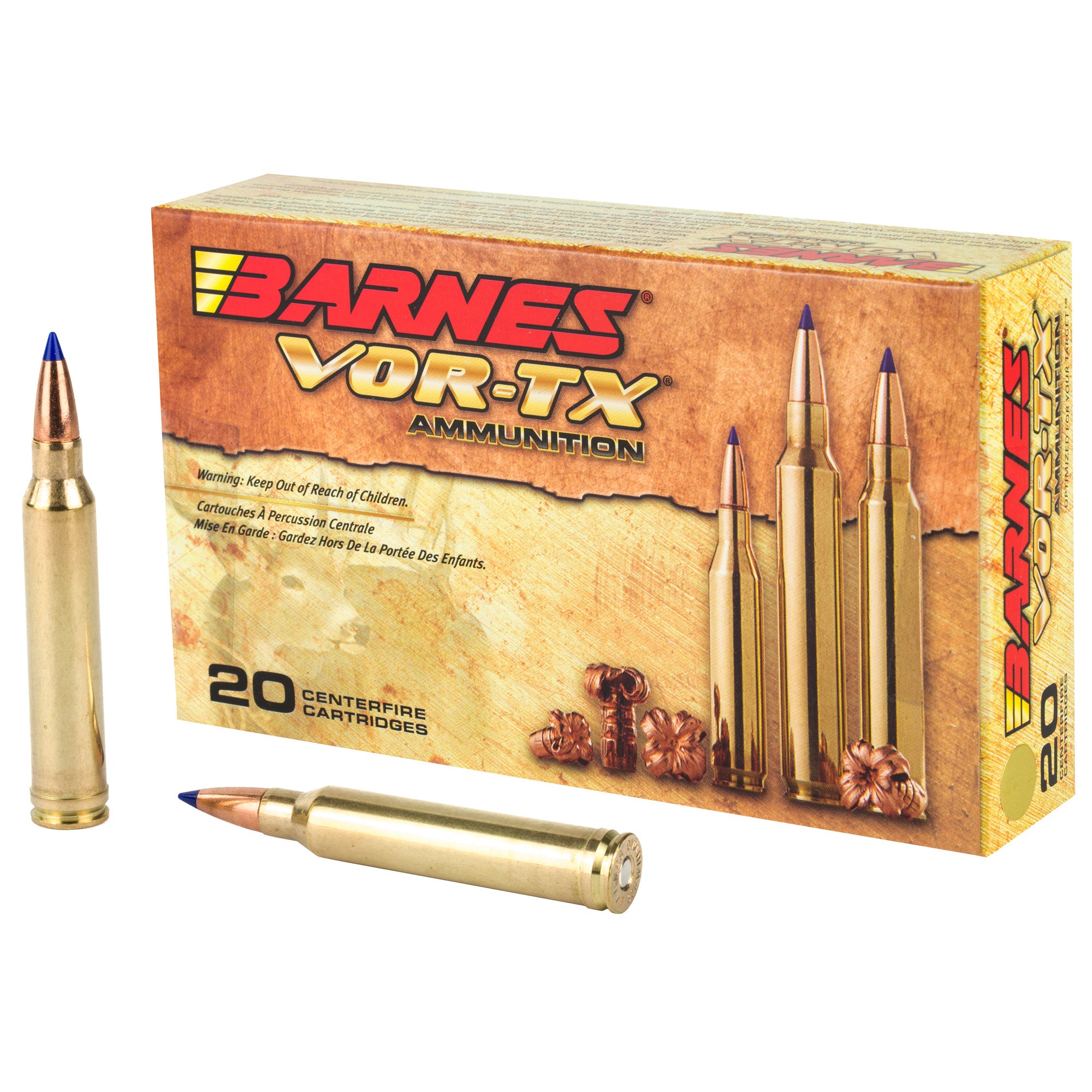 Barnes .300 Winchester Mag 21538 VOR-TX Tipped TSX Boat Tail BT 180 Grain