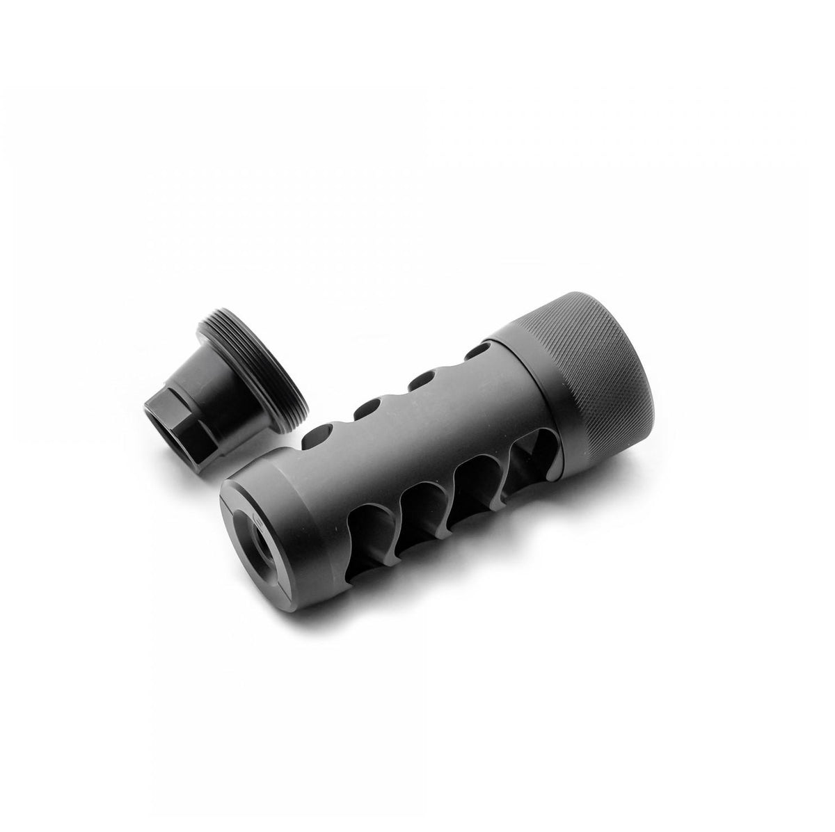 Area 419 Hellfire Match Muzzle Brake 308/7mm 5/8-24 Self-Timing Black Nitride