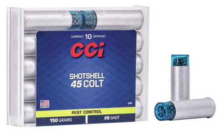 CCI .45 Long Colt 3746 Pest Control #9 Shot Size Shotshell 150 Grain